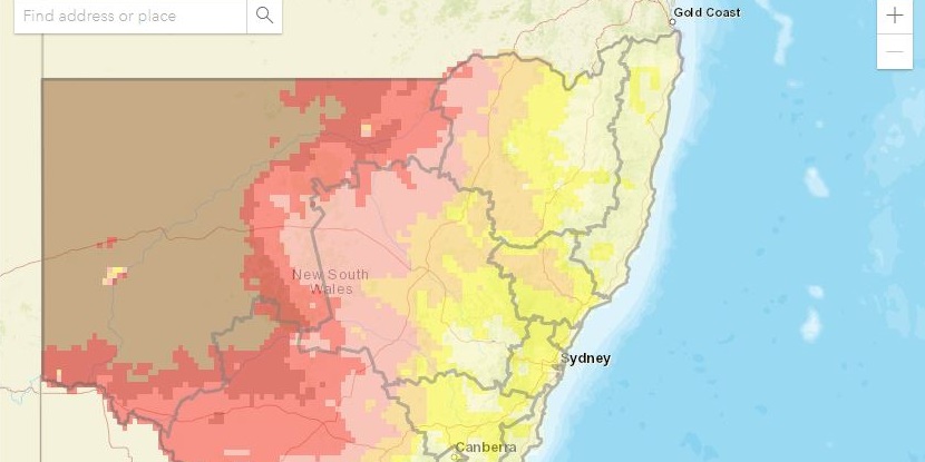 Interactive climate projections map thumbnail