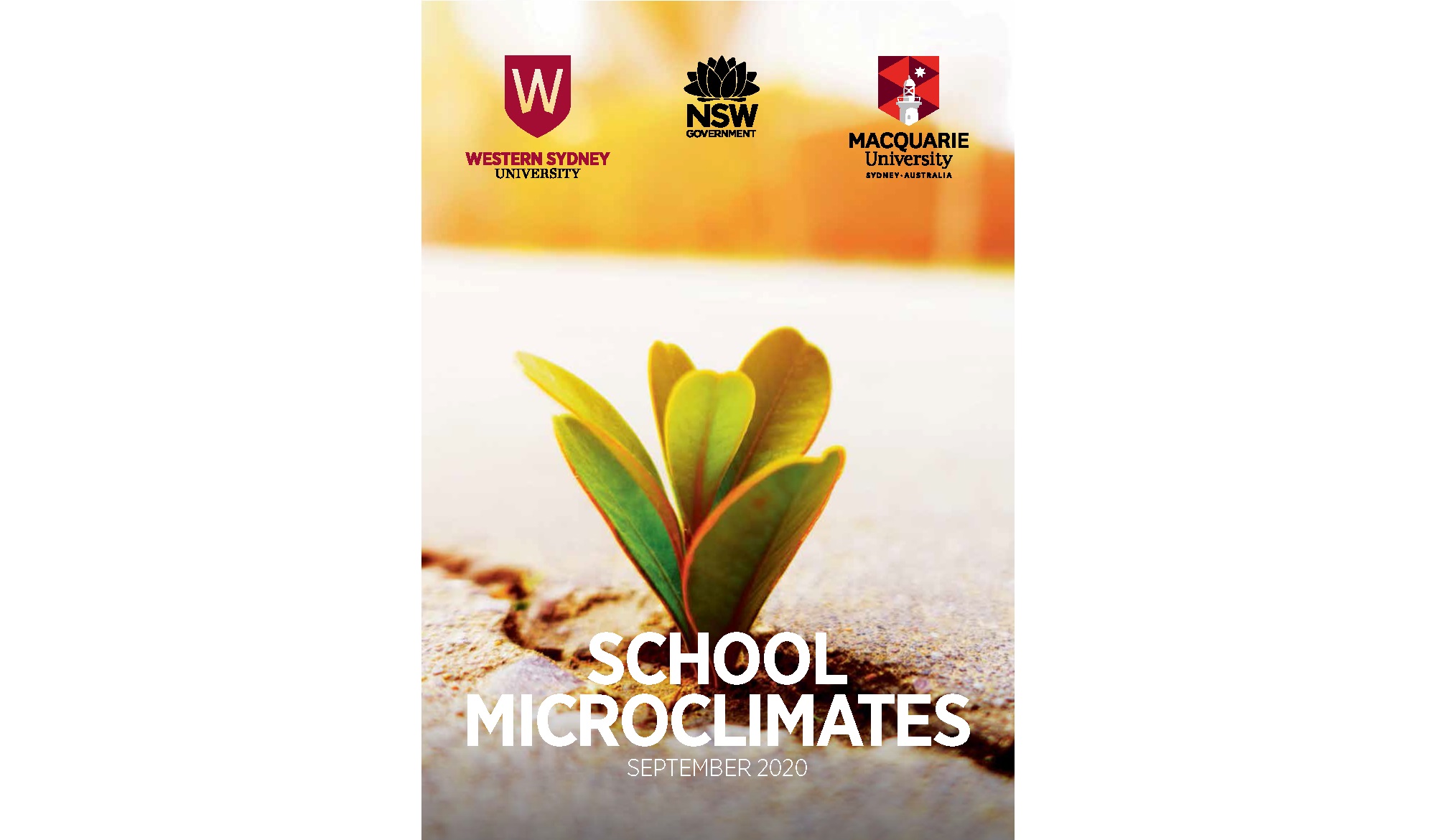 Cover of the School Microclimate Report
