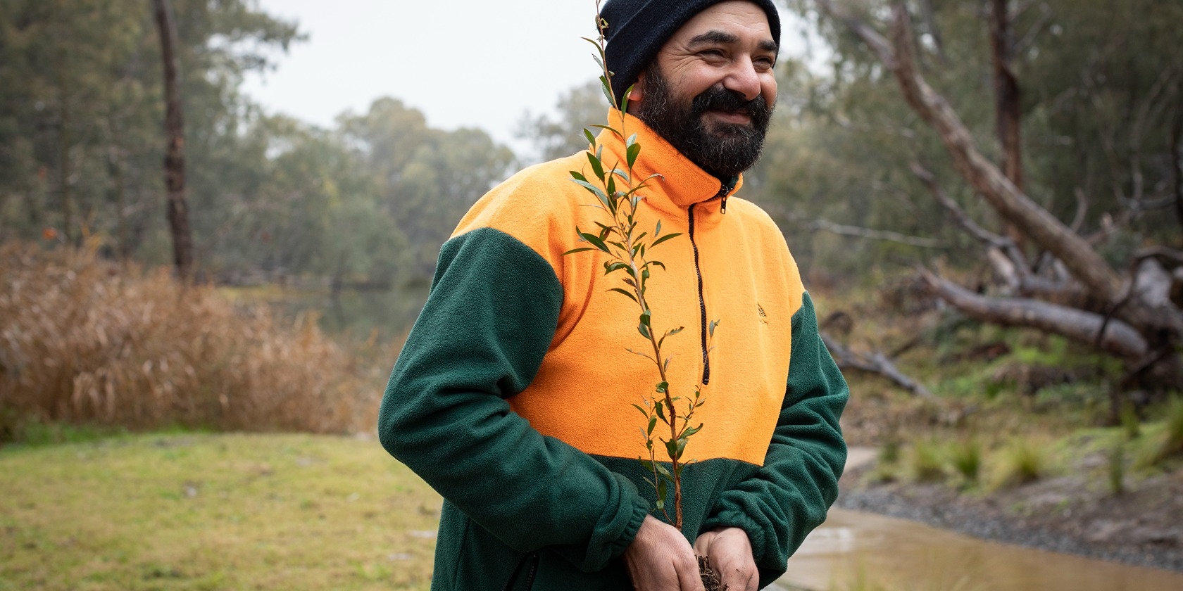 Tubestock planting, Wiradjuri Country