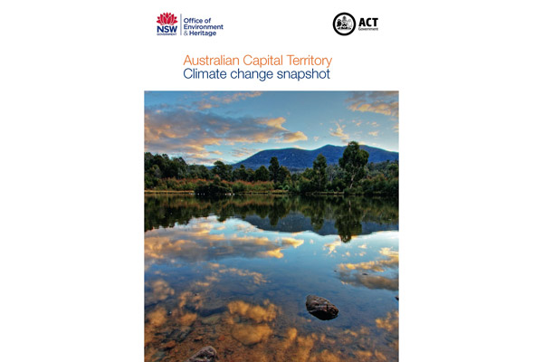 Cover of the ACT climate change impact snapshot