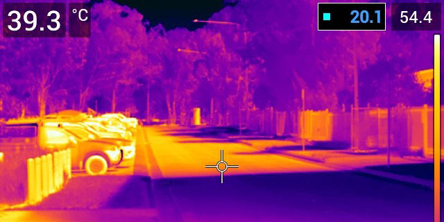 Thermal imaging of Blacktown Mt Druitt project 