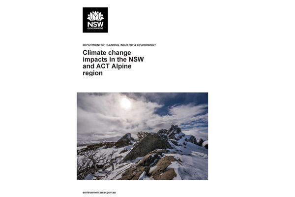 Cover of Climate change impacts Alpine reports