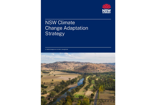 Cover of the NSW climate change adaptation strategy
