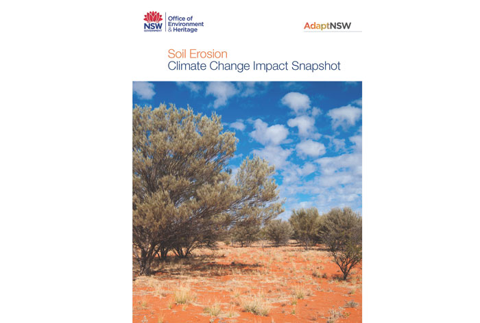Cover of Soil Erosion climate change impacts Snapshot