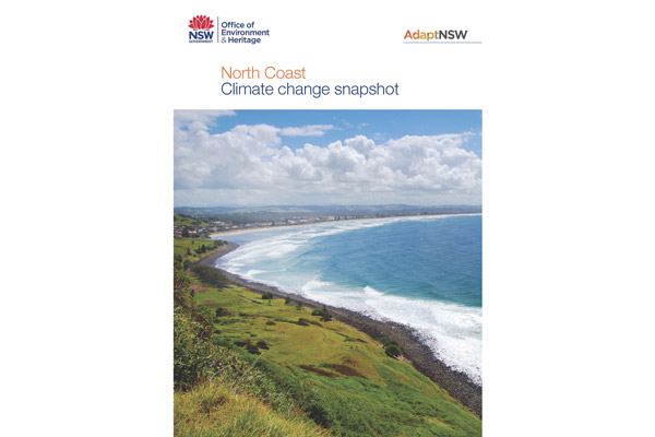 Cover of the North Coast climate change impact snapshot