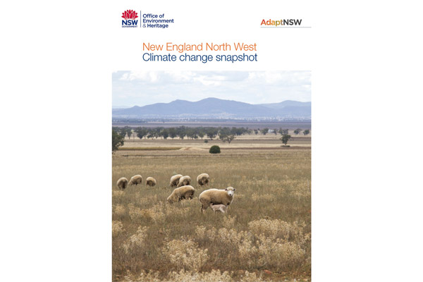 Cover of the New England North West climate change impact snapshot