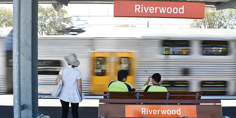 NSW train station