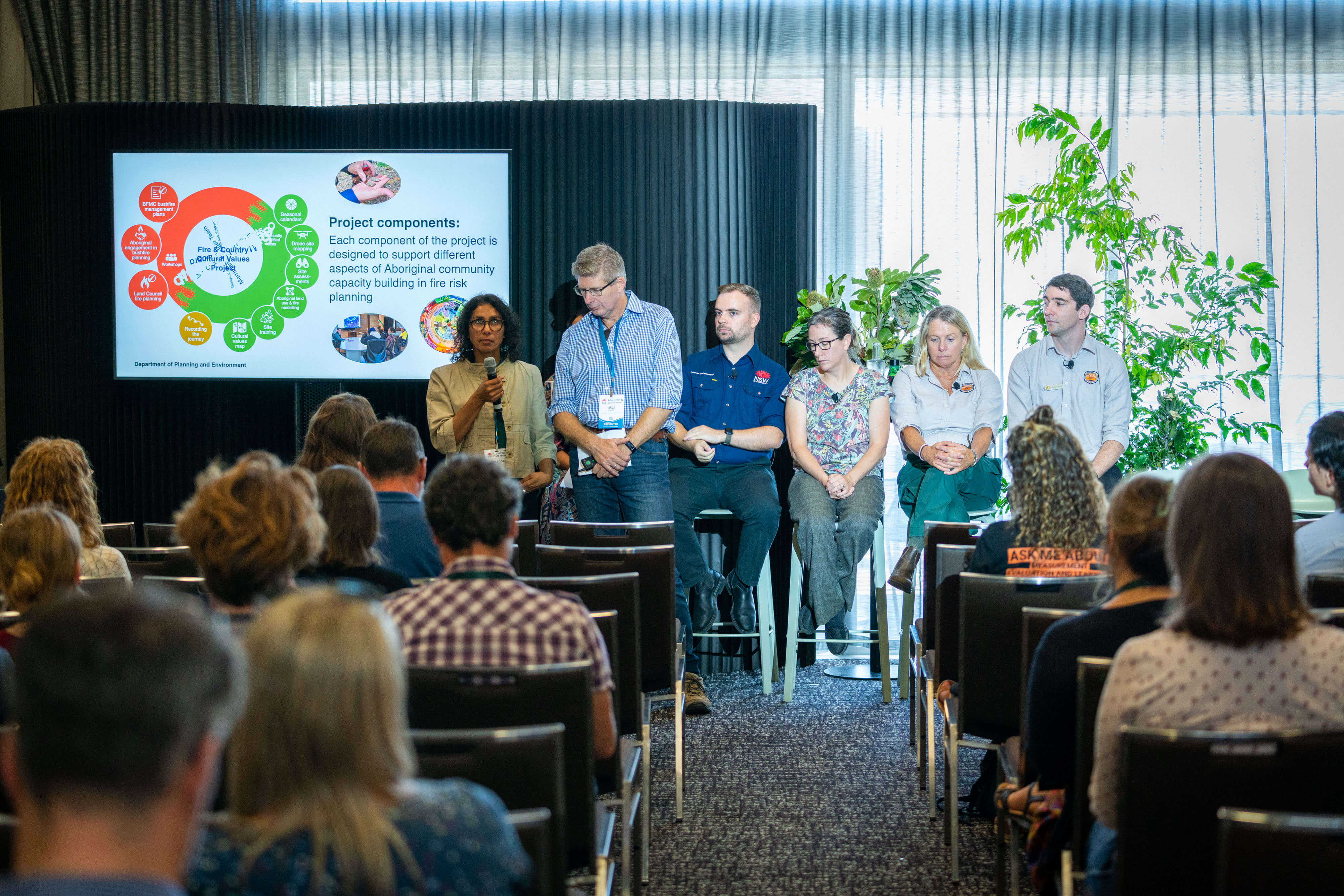 Biodiversity management panel at AdaptNSW Forum