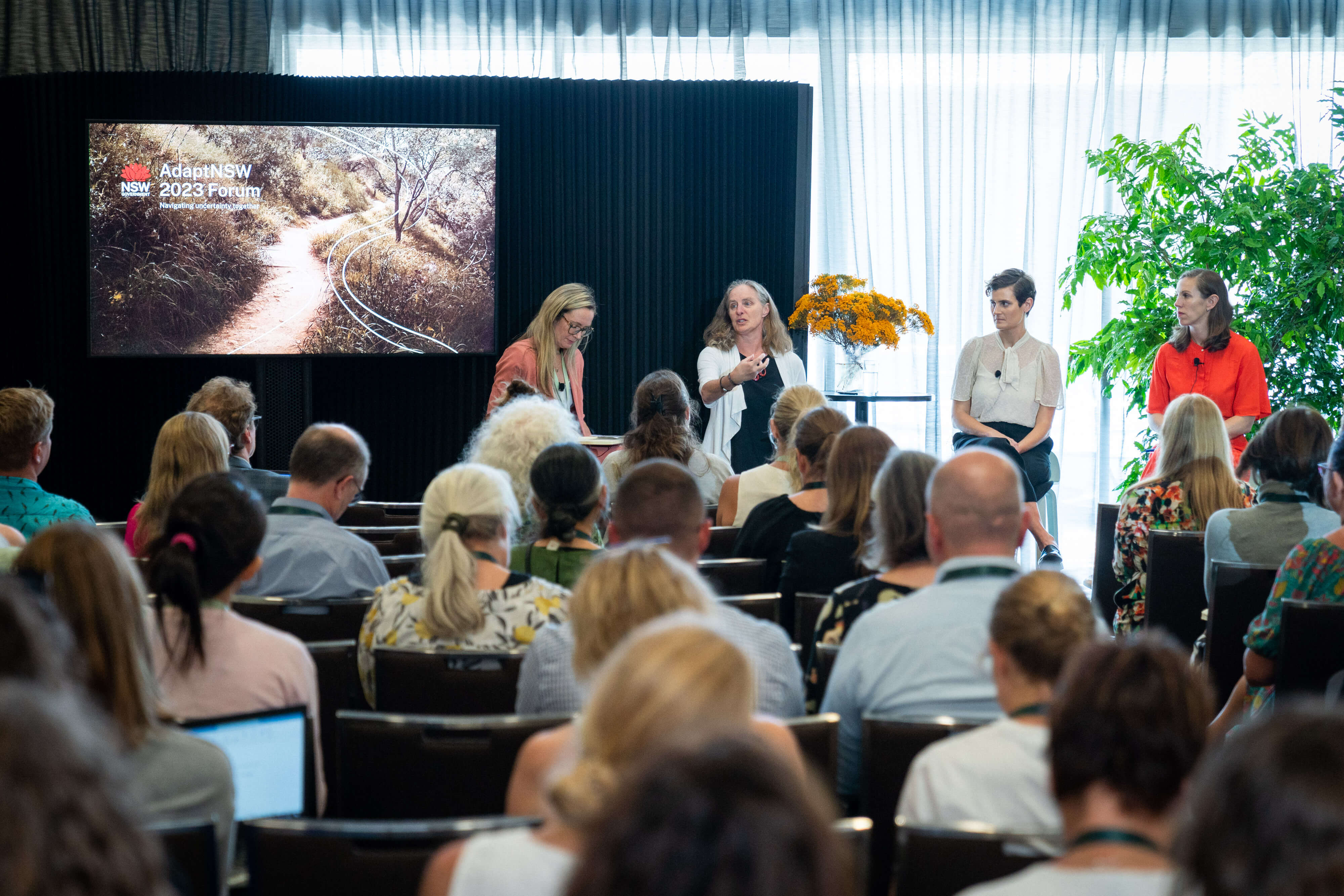 Climate disclosure panel at AdaptNSW Forum