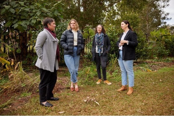 From L - R Rachel Sheppard, Kate Medcalf, Sarah Mollard and Jane Moye