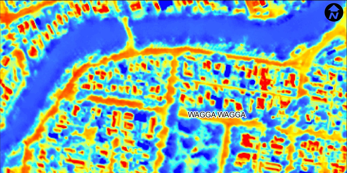 Collins Park heat map