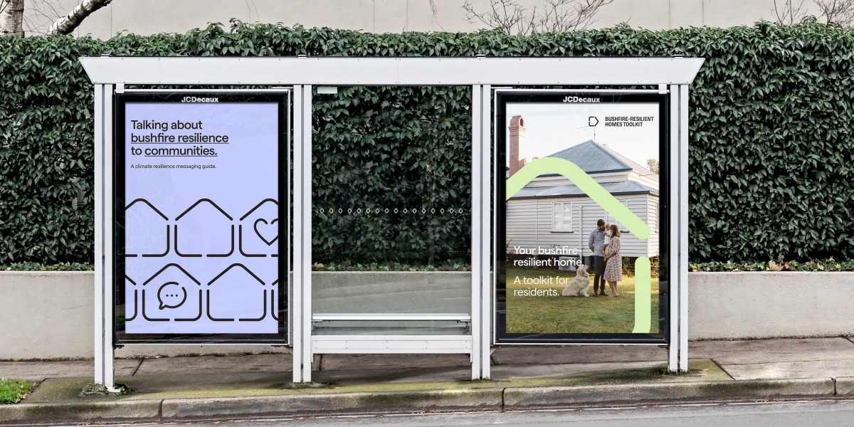 Canberra Region Joint Organisation Bushfire Toolkit promoted on bus shelter